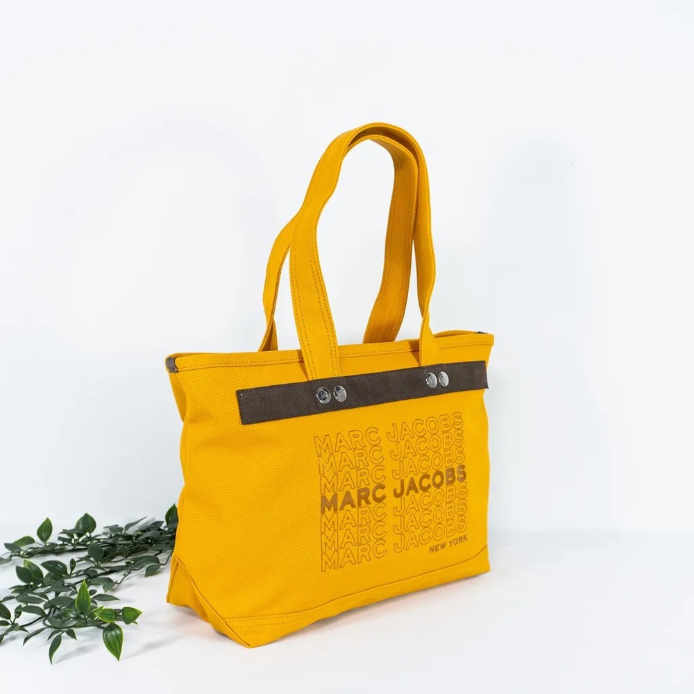 TT: MARC JACOBS Tote Bag Logo Canvas m0016405 GOLDEN POPPY